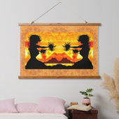 Hula Girls Hangend Wandkleed (Slaapkamer)