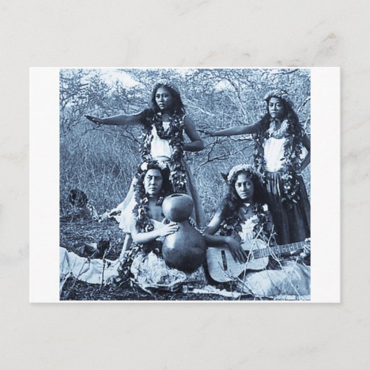  Hula Girls uit het gebied Hawaï Briefkaart (Voorkant)