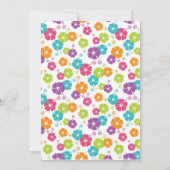 Hula Girls-uitnodiging Kaart (Achterkant)