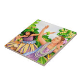 Hula Halau Tegeltje (Zijkant)