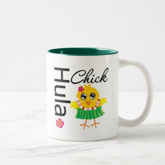 Hula Hawaii Chick Tweekleurige Koffiemok (Rechts)