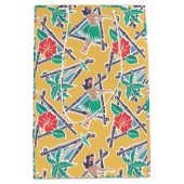 Hula Honey - Yellow - Gift Bag Medium Cadeauzakje (Voorkant)