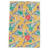 Hula Honey - Yellow - Gift Bag Medium Cadeauzakje (Achterkant)