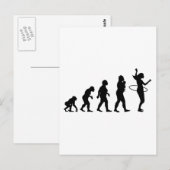 Hula Hoop Briefkaart (Voorkant / Achterkant)