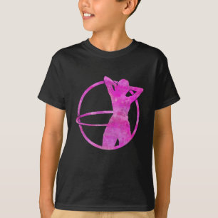 Hula Hoop Dance Woman Sport T-shirt
