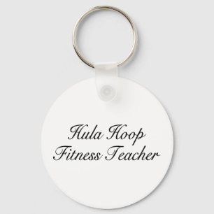 Hula Hoop Fitness leraar Sleutelhanger