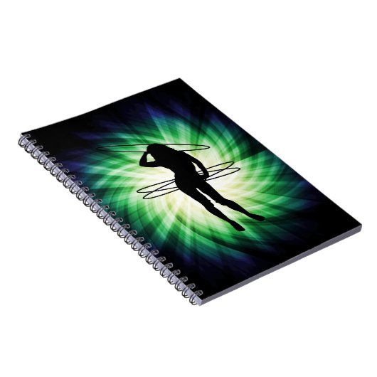 Hula Hoop Girl; Cool Notitieboek (Rechterzijde)