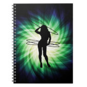 Hula Hoop Girl; Cool Notitieboek (Voorkant)