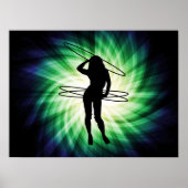 Hula Hoop Girl; Cool Poster (Voorkant)