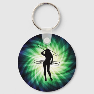 Hula Hoop Girl; Cool Sleutelhanger