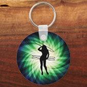Hula Hoop Girl; Cool Sleutelhanger (Voorkant)