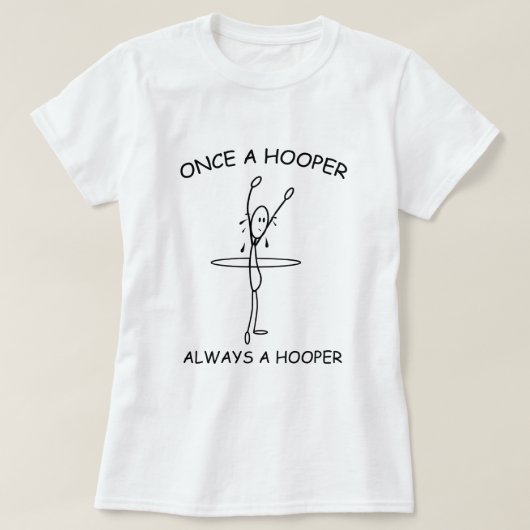 Hula Hoop Hooper Funny T-shirt (Design voorkant)
