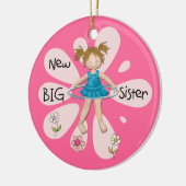 Hula Hoop New Big Sister Keramisch Ornament (Links)