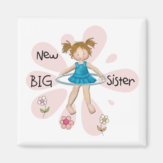 Hula Hoop New Big Sister Magneet (Voorkant)