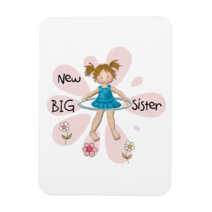Hula Hoop New Big Sister Magneet
