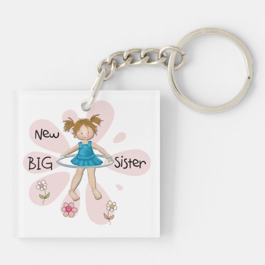 Hula Hoop New Big Sister Sleutelhanger (Achterkant)