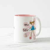 Hula Hoop New Big Sister Tweekleurige Koffiemok (Voorkant rechts)