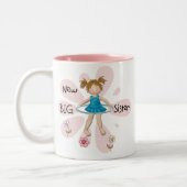 Hula Hoop New Big Sister Tweekleurige Koffiemok (Links)