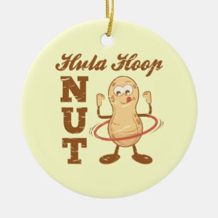 Hula Hoop Nut Keramisch Ornament