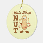 Hula Hoop Nut Keramisch Ornament (Links)