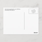 Hula Hoop Pedestrian Sign. Albuquerque New Mexico Briefkaart (Achterkant)