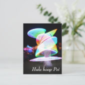 Hula hoop Poi twirler Briefkaart (Staand voorkant)