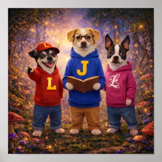 "Hula Hoop" Poster (Voorkant)