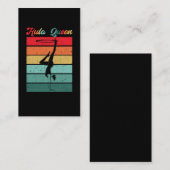 Hula Hoop Queen Sport Women Girls Hooping Visitekaartje (Voorkant / Achterkant)