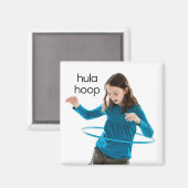 Hula Hoop Refkoelkast Magnet (Voorkant / Achterkant)