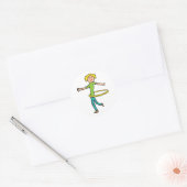 Hula Hoop Ronde Sticker (Envelop)