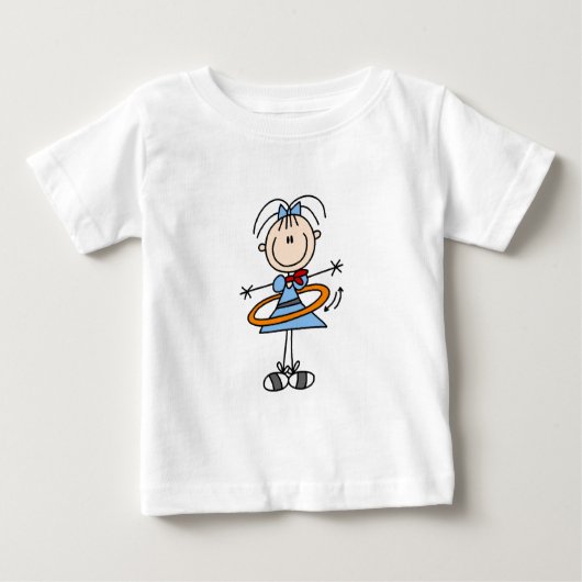 Hula Hoop Stick Figuur T-shirts en cadeautjes (Voorkant)