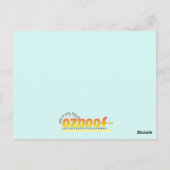 Hula Hoopin Briefkaart (Achterkant)