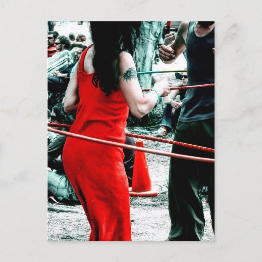 Hula Hoopin Briefkaart (Voorkant)