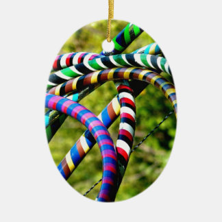 Hula Hooping in Style Keramisch Ornament