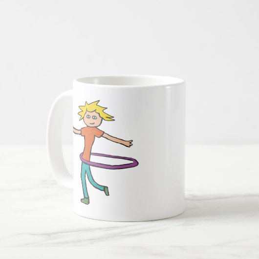 Hula Hooping Koffiemok (Voorkant links)
