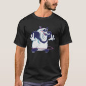 Hula Hooping Panda Bear Sarcastic Cute Panda T-shirt (Voorkant)