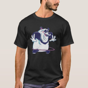 Hula Hooping Panda Beer Sarcastisch Leuke Panda T-shirt