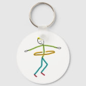 Hula Hooping Sleutelhanger (Voorkant)