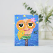 Hula Hoot Briefkaart (Staand voorkant)