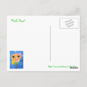 Hula Hoot Briefkaart (Achterkant)