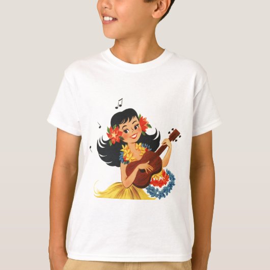 Hula Hula Girl T-shirt (Voorkant)