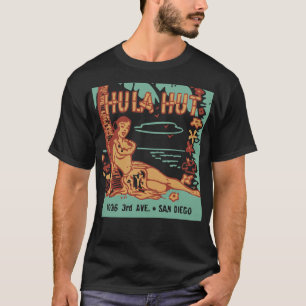 Hula Hut  Tiki Americana T-shirt classique