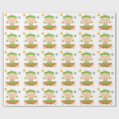 Hula Luau Baby shower rapping Paper Cadeaupapier (Vlak)
