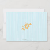 Hula Luau Party Invitation Kaart (Achterkant)