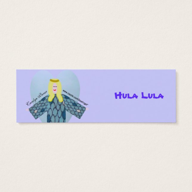 Hula Lula, mini-Bladwijzer Mini Visitekaartjes (Achterkant)