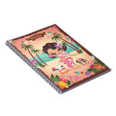 Hula Lulu-laptop Notitieboek (Rechterzijde)