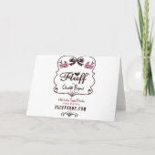 Hula Lulu's Island Paradise - wenskaart Kaart (Achterkant)