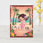 Hula Lulu's magische soep Kaart (Gele Bloem)