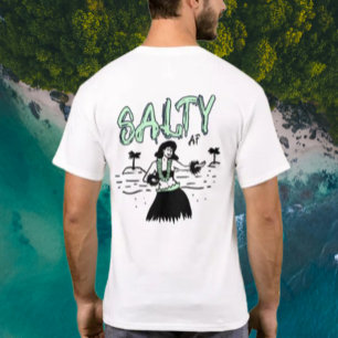 Hula Meisje door Salty AF T-shirt