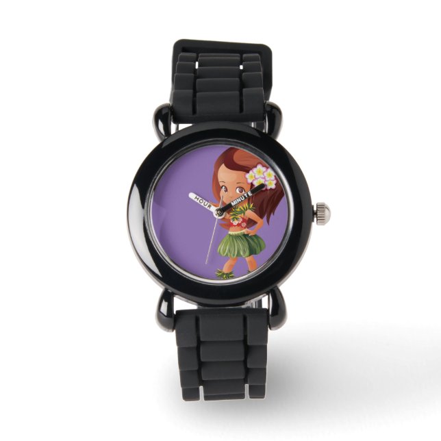 Hula meisje horloge (Voorkant)